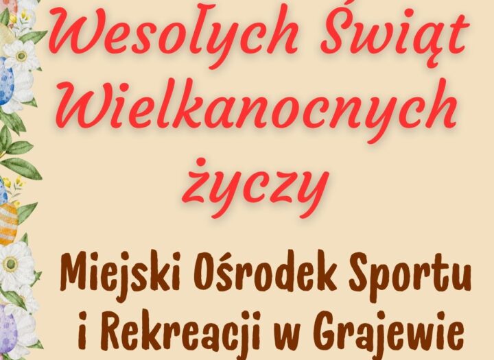 Wesołych Świąt Wielkanocnych !
